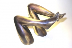 Pernas eróticas bronze polido 15x11x12.5 alt 1980