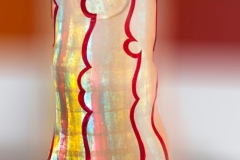 Luminaria do polegar em fiberglass translucido e pintura